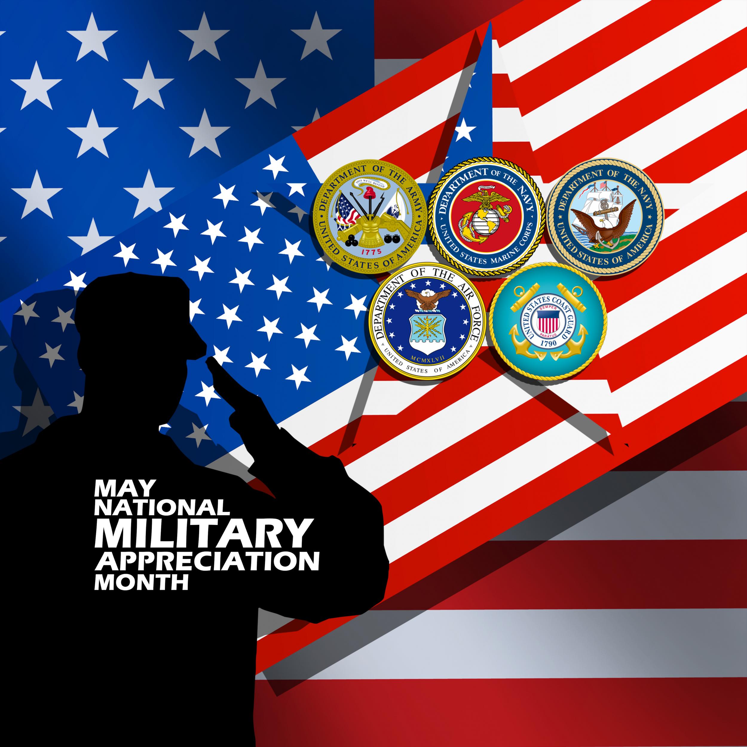 Photo for May is Military Appreciation Month